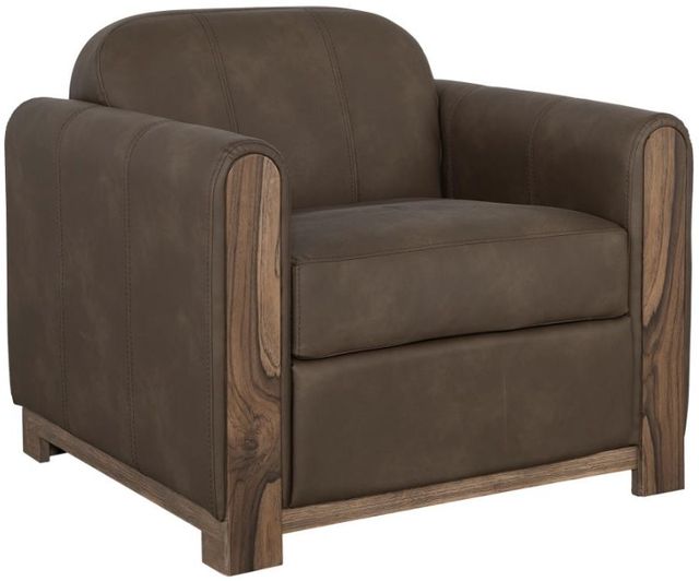 International Furniture Direct Balam Brown/Stained Brown 37" Accent Chair-0
