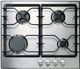 Whirlpool® 24" Black On Stainless Gas Cooktop-0