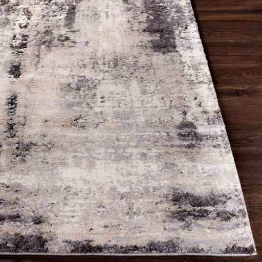 Surya Tuscany Black/Gray 5'x7' Area Rug-1