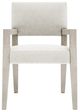 Bernhardt Tempo Larza/White Arm Chair-2