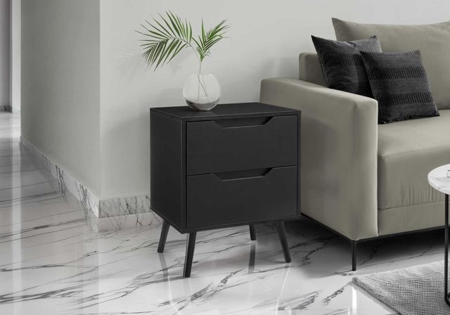Monarch Specialties Inc. Black End Table -2