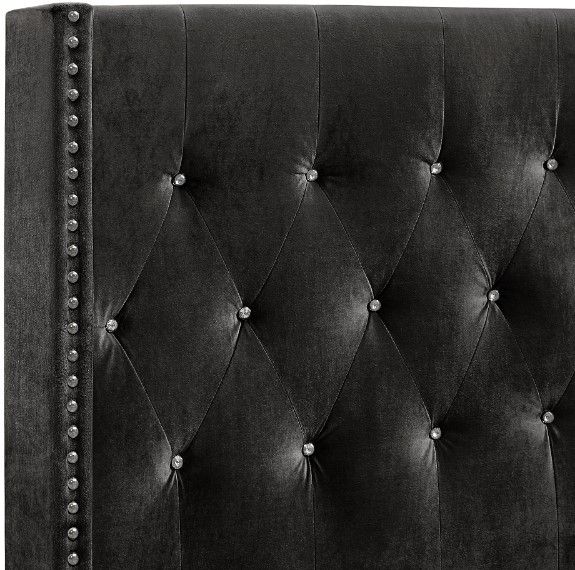 New Classic® Home Furnishings Huxley Black Full Panel Bed -2
