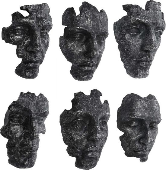 Uttermost® 6-Piece Gray Self-Portrait Wall Decor Set-3