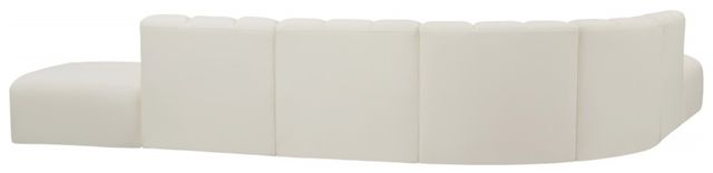 Meridian Furniture Arc 7-Piece Cream Leather Modular Sectional-2