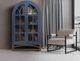 International Furniture Direct Obsidian Blue Cabinet-1