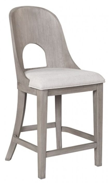 Furniture of America® Sterling West 7-Piece White Oak Counter Table Set-3