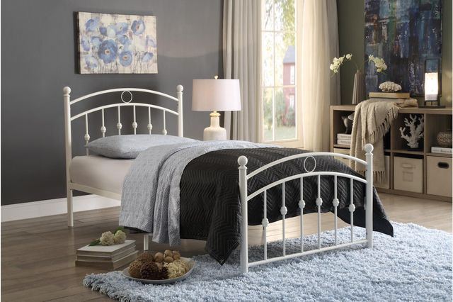 Mazin Furniture Tiana Youth Twin Metal Platform Bed-1