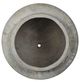 A & B Home Distressed Green 17" Ridged Cement Planter-2