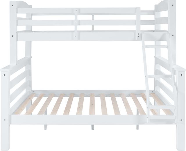 Powell® Porter White Twin/Full Bunk Bed-1