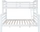 Powell® Porter White Twin/Full Bunk Bed-1