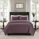 Olliix by Madison Park Purple King/California King Quebec Reversible Coverlet Set-2