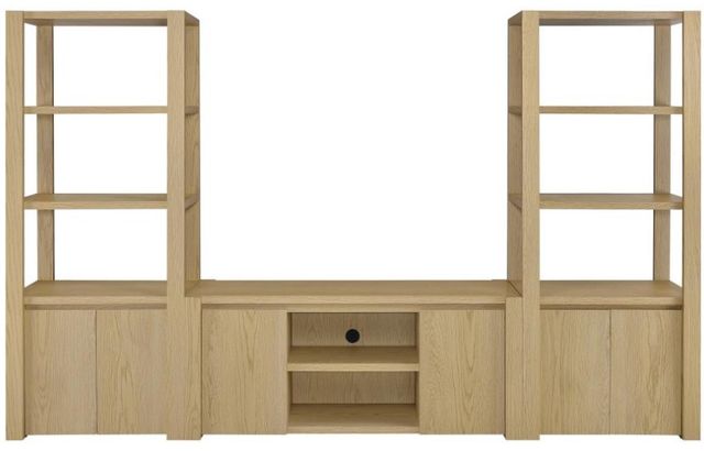 Coaster® Laurelton 3-Piece Light Oak Entertainment Center-0