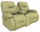 Best® Home Furnishings Customizable Brinley Power Tilt Headrest Space Saver® Reclining Console Loveseat-0