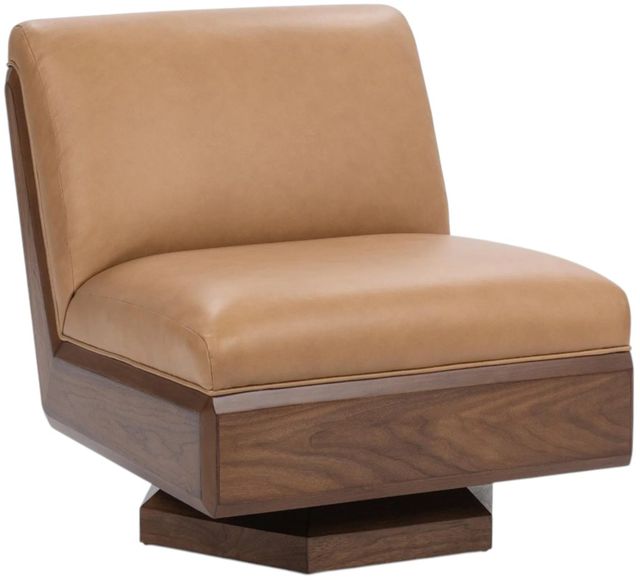 Classic Home Myla Tan Swivel Chair-0