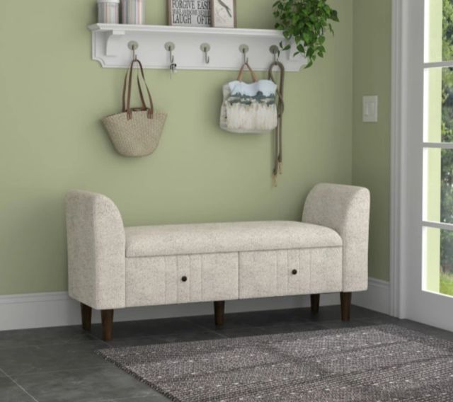 Emerald Home Emily Sesame Storage Ottoman-1