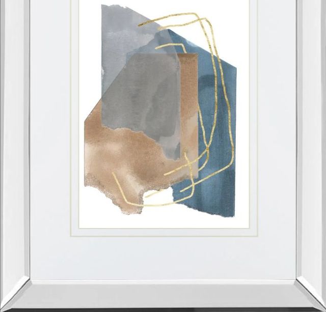 Classy Art Matter Dissolving I by Melissa Wang Mirror Framed Wall Art-1