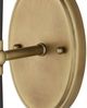 Currey & Company Lyndall Antique Brass/Clear Wall Sconce-3