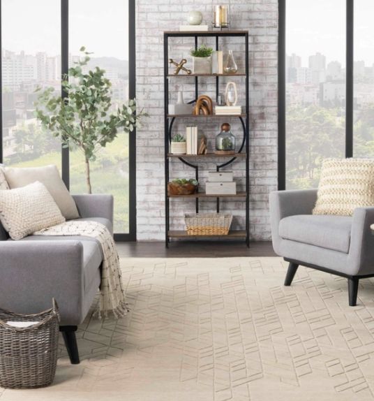 Nourison Home™ Alessia Beige 5'x8' Area Rug-4