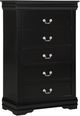 Crown Mark Louis Philip Black 48" Chest-0