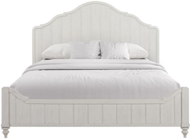 Bernards Citrus Heights Cement Queen Panel Bed-1