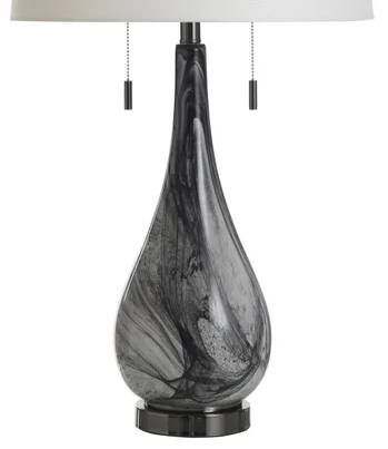 StyleCraft Suniva Silver Table Lamp-1