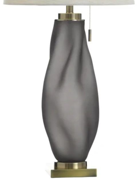 Stylecraft Izmir Smoke Table Lamp-2