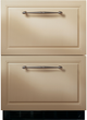 Monogram® 24" 5 Cu. Ft. Panel Ready Refrigerator Drawers-0