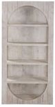 Bassett Mirror Bali White Wash Bookcase-1