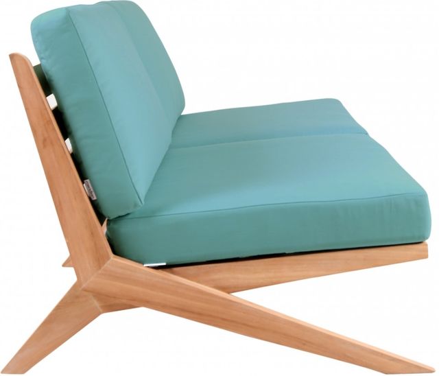 Meridian Furniture Tahiti Sea Blue Fabric Outdoor Sofa-2