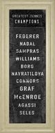 Classy Living The Vintage Collection The Greatest Tennis Champions 18"W Wall Art-0
