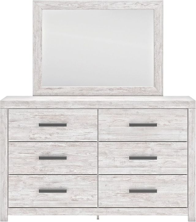 Signature Design by Ashley® Cayboni Whitewash Dresser and Mirror-1