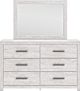 Signature Design by Ashley® Cayboni Whitewash Dresser and Mirror-1