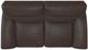 La-Z-Boy® Reese La-Z Time® Dark Brown Leather Full Reclining Loveseat-2