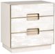 Vanguard® Furniture Customizable Splendor Selenite 3-Drawer Nightstand-0