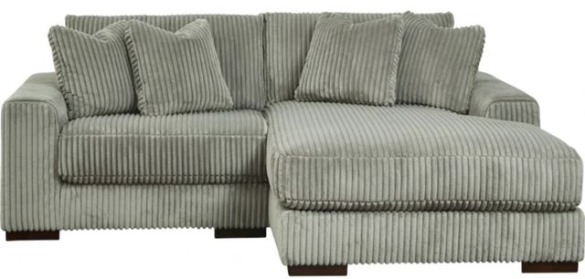Signature Design by Ashley® Lindyn 2-Piece Fog Right-Arm Facing Sectional and Chaise-0