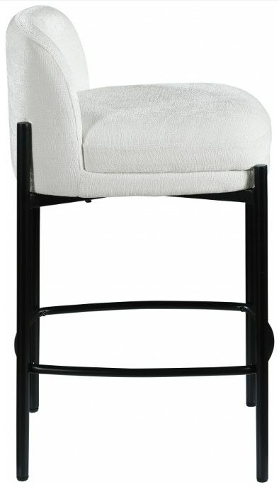 Meridian Furniture Burton Cream Counter Stool-2