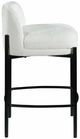 Meridian Furniture Burton Cream Counter Stool-2