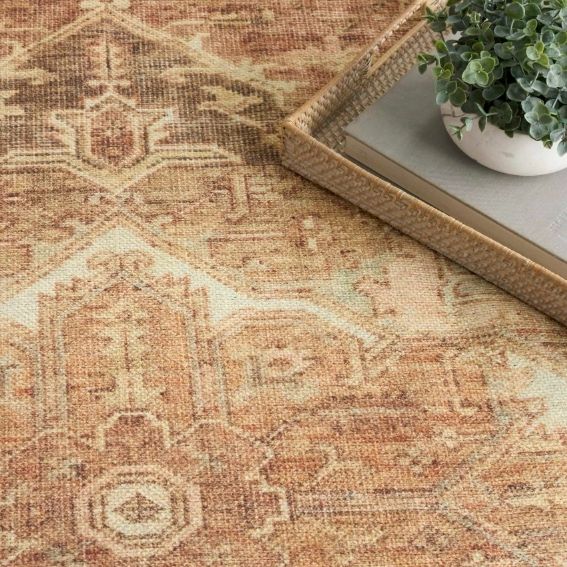 Nourison Home™ Vintage Washables Gold 5'x7' Area Rug-4