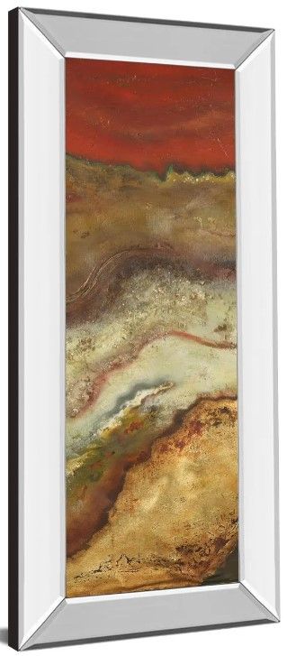 Classy Art Tierra Panel Il by Patricia Pinto Mirror Framed Wall Art-1