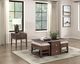 Homelegance® Claremore Brown Cocktail Table with Two Benches-1
