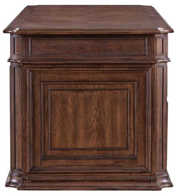 Liberty Furniture Provence Park Chateau Brown Junior Executive Desk-3