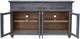 International Furniture Direct Vintage Blue/Natural Brown Console-2