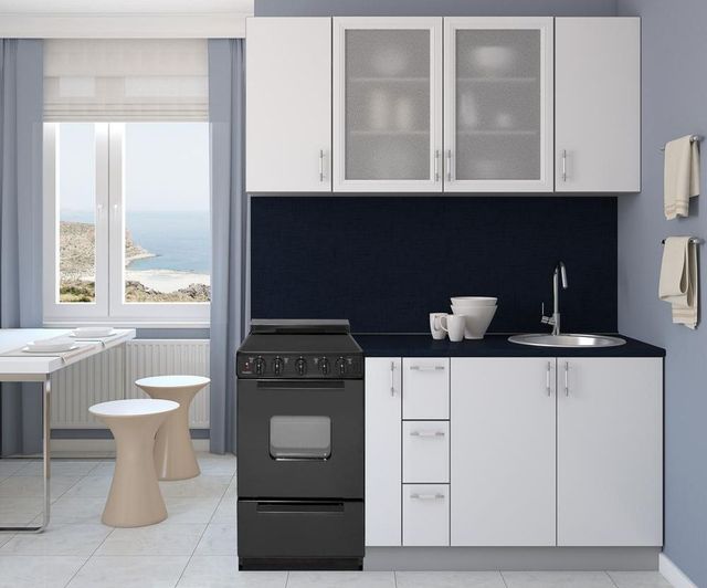 Premier 20" Black Freestanding Electric Range-1