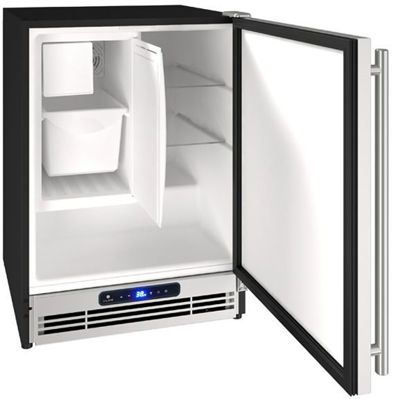U-Line® 2.1 Cu. Ft. Stainless Steel Under The Counter Refrigerator-1
