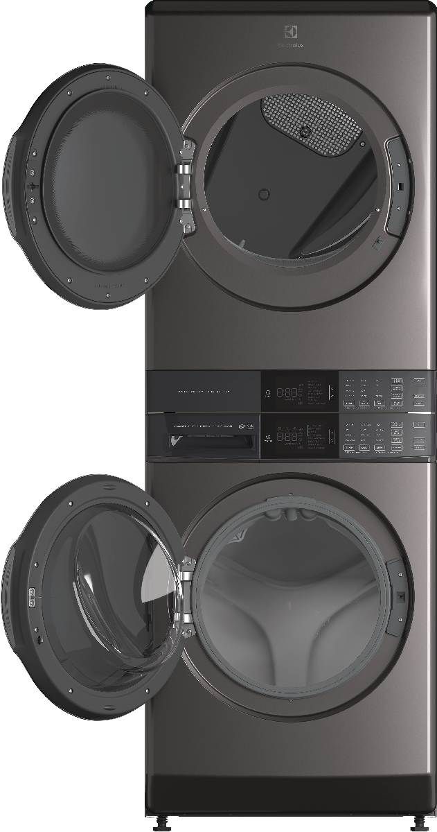 Electrolux Laundry Tower™ Titanium Electric Laundry Center, 5.2 Cu. Ft. Washer, 8.0 Cu. Ft. Dryer-1