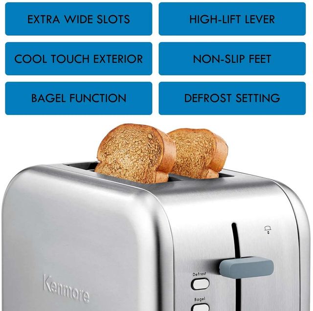 Kenmore® 2 Slice Stainless Steel Toaster-2