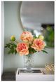 A & B Home Peach Peony-5