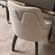 Michael Amini® Carmela Glossy Charcoal Sand Arm Chair-1