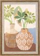 Stylecraft Boho Still Life I Brown/Gray/Green/Light Brown/Light Green Wall Art -0