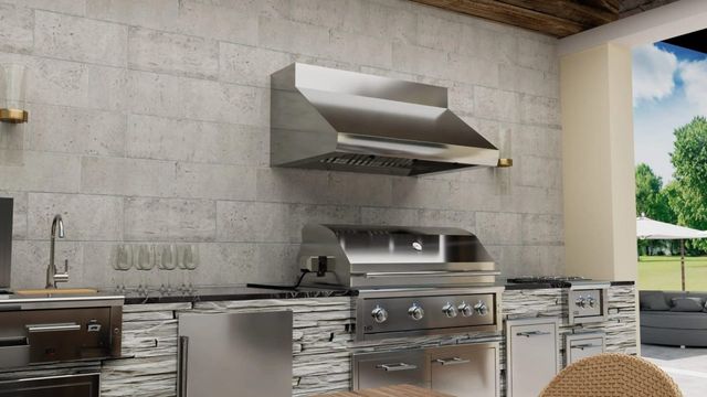 XO Luxury 48" Stainless Steel Outdoor Range Hood-4